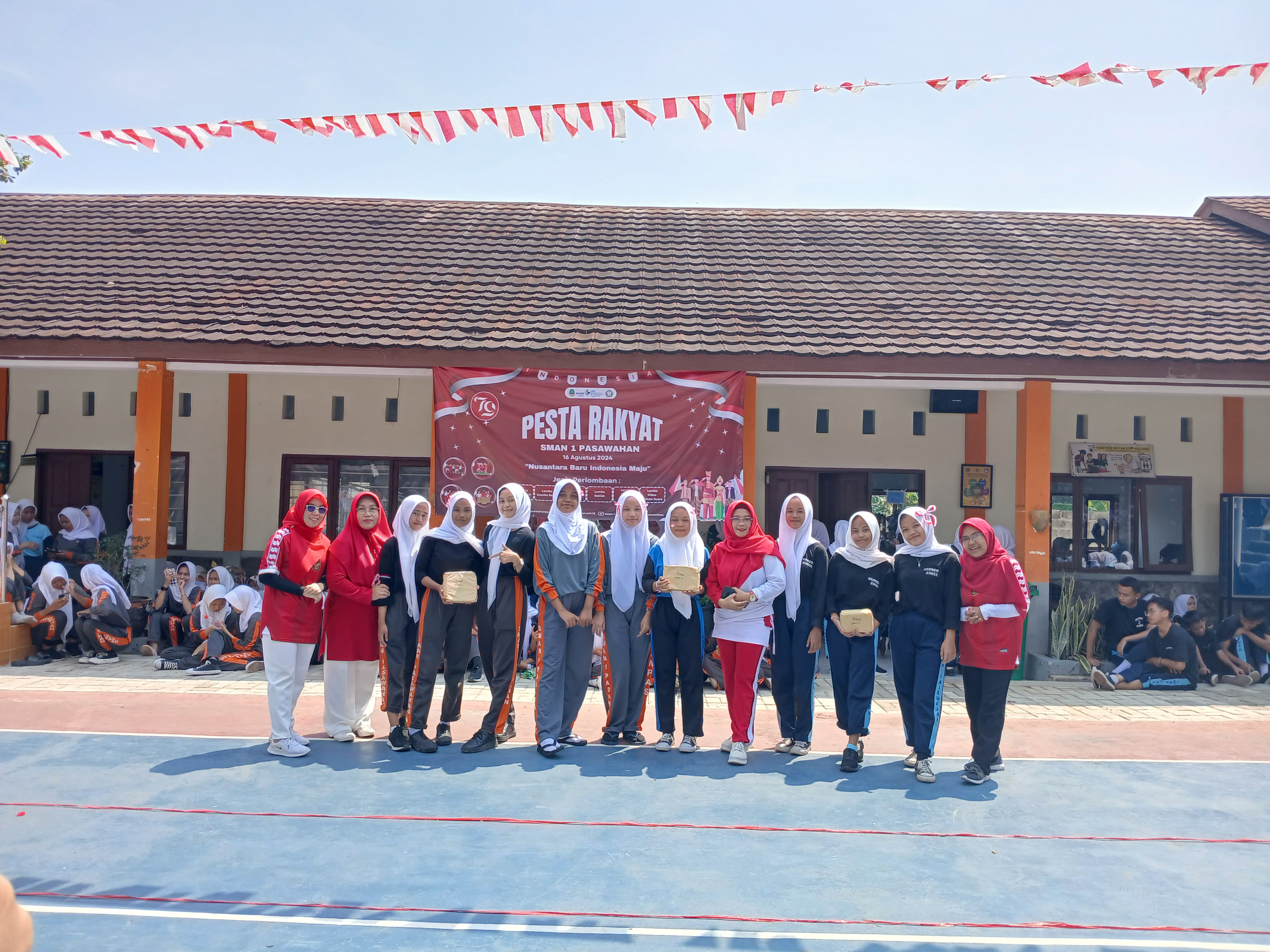 Pesta Rakyat Meriah di SMAN 1 Pasawahan Sambut Hari Kemerdekaan